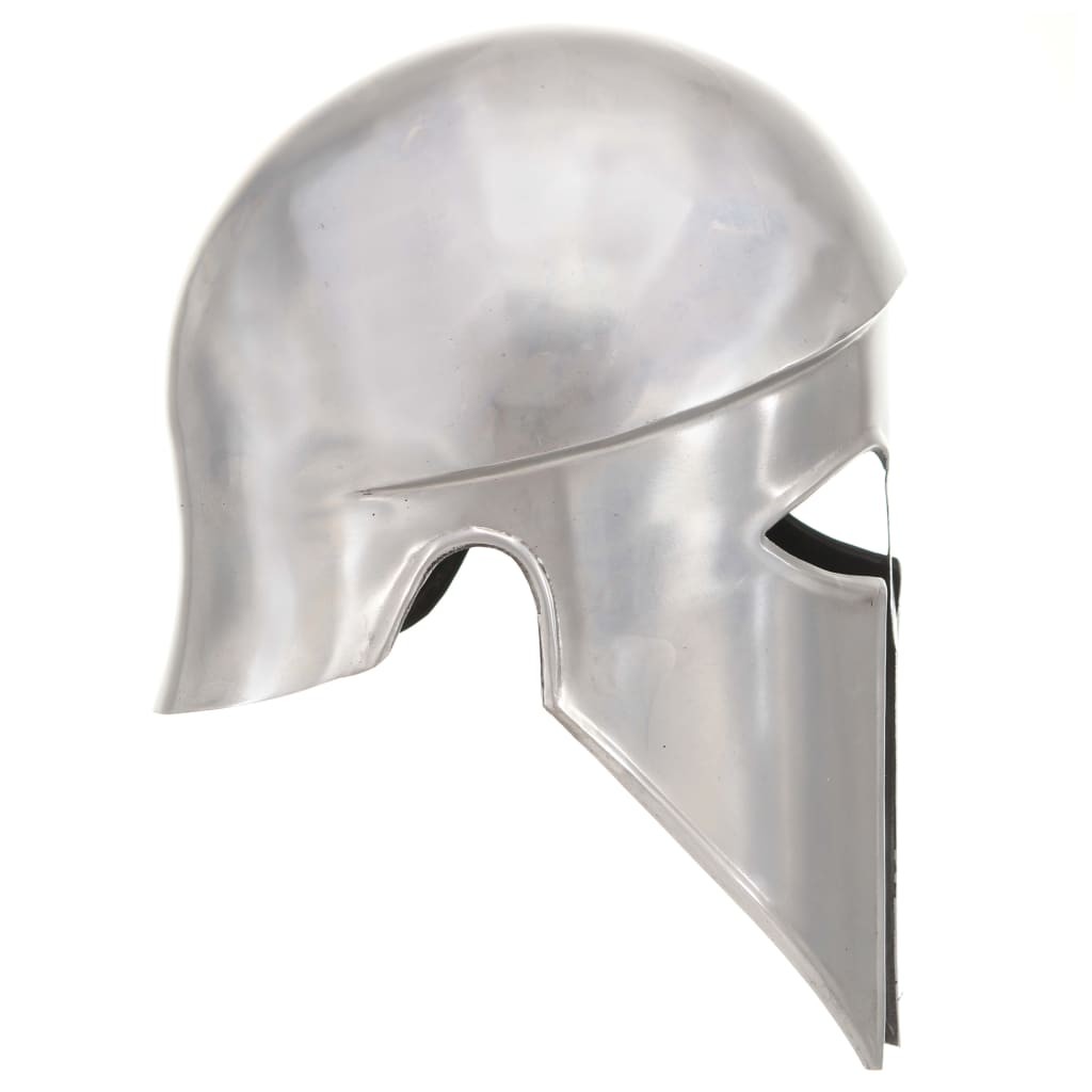 Greek Warrior Helmet Antique Replica LARP Silver Steel
